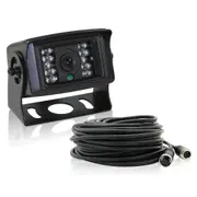 Elinz 4 PIN Heavy Duty 12V 24V CCD IR Reversing Camera 5M with built-in Microphone