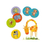 30pc Djeco Jungle Memory Game Kids/Children Educational/Learning Play 3y+