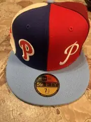 NEW ERA MLB PHILADELPHIA PHILLIES LOGO PINWHEEL 7 1/2 supreme snap world series