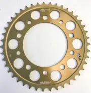 SUNSTAR REAR SPROCKET ALUMINUM 43T-520 YAM 5-348543 Gold 5-348543