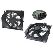 Sterling A/C Condenser Fan Assemblyembly to suit Bmw 3 Series 09/1998 to 02/2005 - BM3S-FNA-34F