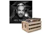 Crosley Record Storage Crate & Neil Diamond - Classic Diamonds With The London Symphony Orchestra - Double Vinyl Album Bundle