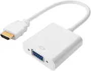 15cm HDTV to VGA Converter Cable Conversion Adapter Cord for Projector Display and High Resolution Output