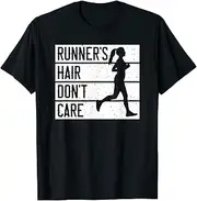 X.Style Runner's Hair Don't Care ds1430 T-Shirt