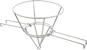 B Baosity Cone Filter Holder Cone Frame Oil Strainer Stand Cone Filter Holder for Restaurants