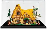 Acrylic Display Case for Lego 43242 Disney Snow White and The Seven Dwarfs' Cottage Figure Storage Box Dust Proof Glue Free