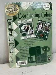 PAPER PIZZAZZ GREEN SCRAPBOOK PAPER PACK- NEW SEALED