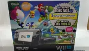 Nintendo Wii U Mario & Luigi Deluxe Set 32 GB Black Console (NTSC)