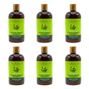 6x Shea Moisture 384ml Moringa & Avocado Shampoo w/ Kate Matcha & Green Algae