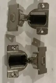 2x BLUM Hinge 110° 30.310-11.02 COMPACT 1 5/16 " Austria w/ plate