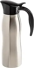 TableCraft 12685 34 oz (1 L) Stainless Steel Coffee Creamer, Vacuum-Insulated Double Wall Carafe, Dishwasher Safe, Flip-Top Lid, Ideal for Breakfast Buffets & Coffee Stations