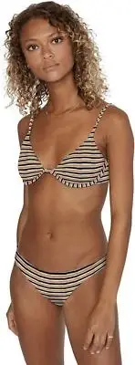 RVCA 280835 Women Skimpy Bikini Bottom - Cosmic Way Skimpy (True Black, X-Small)
