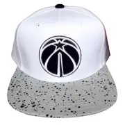 Washington Wizards Mitchell & Ness NBA Snapback Hat Cap Splatter Bill Print NWT