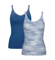 SLOGGI Go Top 2 Pack, Blue XS, S, M, L, XL, Singlet, Triumph Lingerie