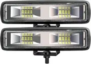 BYBDQKTVEH SUV Work Light Bulb Spot Beam Bar LED Car Off Road Driving Fog Lamp New Headlight Car Light 18W 12V 6500K Pure White Light Work Light(2 PCS)