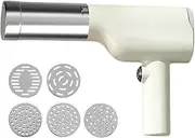 Handheld Pasta Maker ABS Handheld Electric Noodle Machine Electric Pasta Maker Machine Type-C Interface Rechargeable Automatic Noodle Press Noodle Maker Cutter with Measure Cup