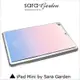 客製化 保護殼 iPad Mini 1 2 3 4 iPad 5 6 Air 暈彩藍粉 N002 Sara Garden