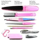 Pedicure Kit Tools Toenail Clipper Cutter Foot Rasp Nail Dressing Manicure Kit