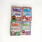 4 Christian Bible Fun Activity Sticker Books Seek Find - Jesus, Jonah Kids Learn