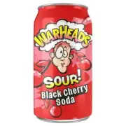 Warheads Sour Black Cherry Soda Can 355ml