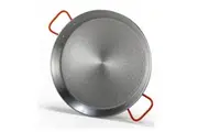 Garcima Carbon Steel Paella Pan with Red Handles 46cm
