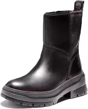 TIMBERLAND WOMENS MALYNN WATERPROOF SIDE-ZIP WINTER BOOTS SIZE 6.5 BLACK $140