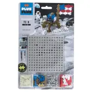 70pc Plus-Plus Lunar Baseplate Kids/Children Educational Building Toy 5y+
