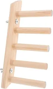 Milisten Wooden Cat Climbing Pole Steps Wall-Mounted Scratch Stairway for Cats Space-Saving Design for Jumping Resting and Climbing Activities