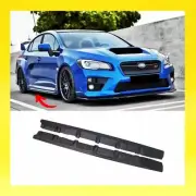 Fits SUBARU WRX STI - Side Skirts Extensions Matte Black (15-21)