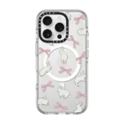 iPhone 16 Pro Clear Case MagSafe Compatible Rabbit Ribbon
