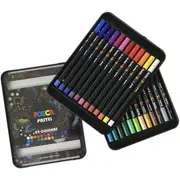 Uni Posca Professional 24 Colours Oil Pastels Boxed Set