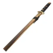 Japanese Style Sword Toy Wood Cosplay Sword Prop Simulated Japanese Sword Prop As Shown 52.5X3X2.5CM