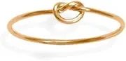 [JewelryWeb] 14/20 Gold Filled Thin Love Knot Ring is 1mm Wide Statement-Ring for Women