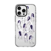 iPhone 16 Pro Max Clear Case MagSafe Compatible Woman Curves