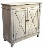 MF Provins Solid Timber 2 Door Cabinet