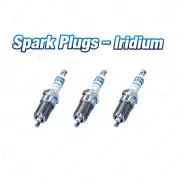 3 x Bosch Iridium Spark Plugs for Nissan Micra K13K Note E12 1.2L 3Cyl 07/10-On