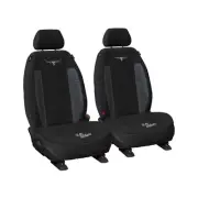 R.M. Williams Front Car Seat Covers Suede Velour Black - Pair VLRMWBXBLK30