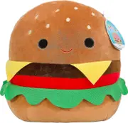 Large 16" Carl The Cheeseburger - Official Plush - Soft And Squishy Food Stuffed Animal Toy - Great Gift For Kids