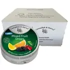 Cavendish and Harvey Sugar Free Mixed Fruit Drops 175g Tin Sweets Lollies x 10