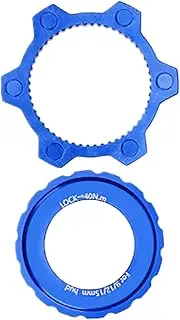 Center Lock Adapter, 6-Hole Brake Adapter, Bike Brake Conversion, Precise Fit, Lightweight Design, 5.5x5.5cm/4.4x4.4cm, for Backpacking, Outdoor Sports