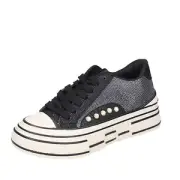 Women's Shoes PREGUNTA 37 Eu Sneakers Black Fabric EX72-37