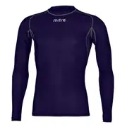 Mitre Neutron Base Layer Navy Compression LS Top Size XXL Mens Gym/Sportswear