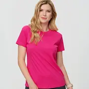 BRAVE - 100% Cotton Semi Fitted Ladies Plain Tshirt