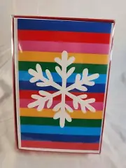 American Greetings Christmas Card Set Snowflake 16 Cards & Envelopes Set NEW