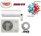 YMGI 36000 BTU Ductless Mini Split Air Conditioner Heat Pump LK89