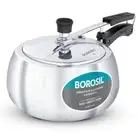 Borosil Pronto Induction Base Inner Lid Aluminium Pressure Cooker, 3 L, Silver