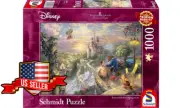 NEW SEALED Schmidt 59475 Thomas Kinkade Disney Beauty & The Beast 1000 Pc Puzzle