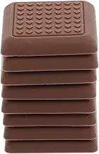 DECOMELODY 8pcs Self Adhesive Chair Pads Durable Floor Protectors for Wood Carpet Shockproof Furniture Sliders Slip Table Feet Pads Noise Reduction Design