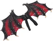 WESIEVYA Devil Wing Costume Prop for Halloween and Cosplay Lightweight and Wing Accessory for Parties and Festivals Secure Strap Design for Comfort and Fit