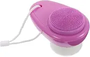 DEARMAMY Dual Sided Silicone Face Brush Manual Facial Cleansing Tool for Deep Cleaning Exfoliating and Massaging Soft for Home and Travel